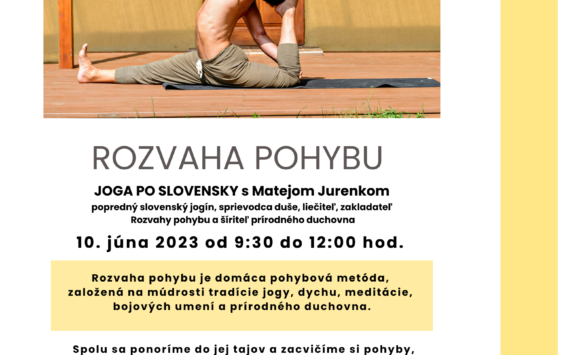 ROZVAHA POHYBU – JOGA PO SLOVENSKY