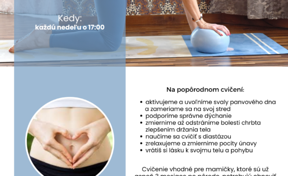 POPORODNÉ CVIČENIE – KURZ