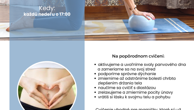 POPORODNÉ CVIČENIE – KURZ