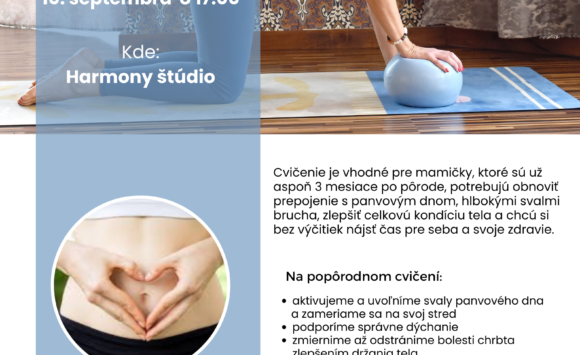 POPORODNÉ CVIČENIE – KURZ