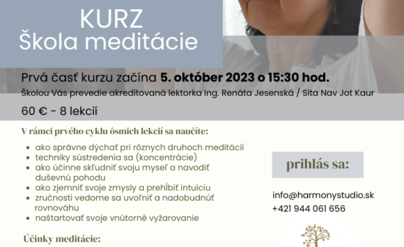 Kurz Škola meditácie